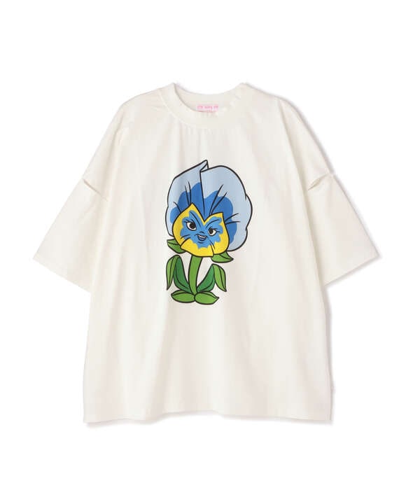 LittleSunnyBite/リトルサニーバイト/Flower big tee/フラワービッグTシャツ