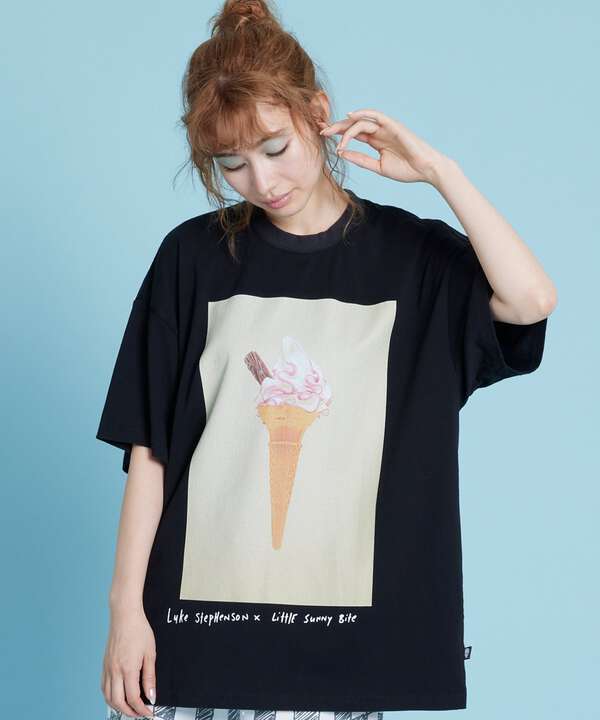 LittleSunnyBite/リトルサニーバイト/luke stephenson xLSB Big ice cream tee