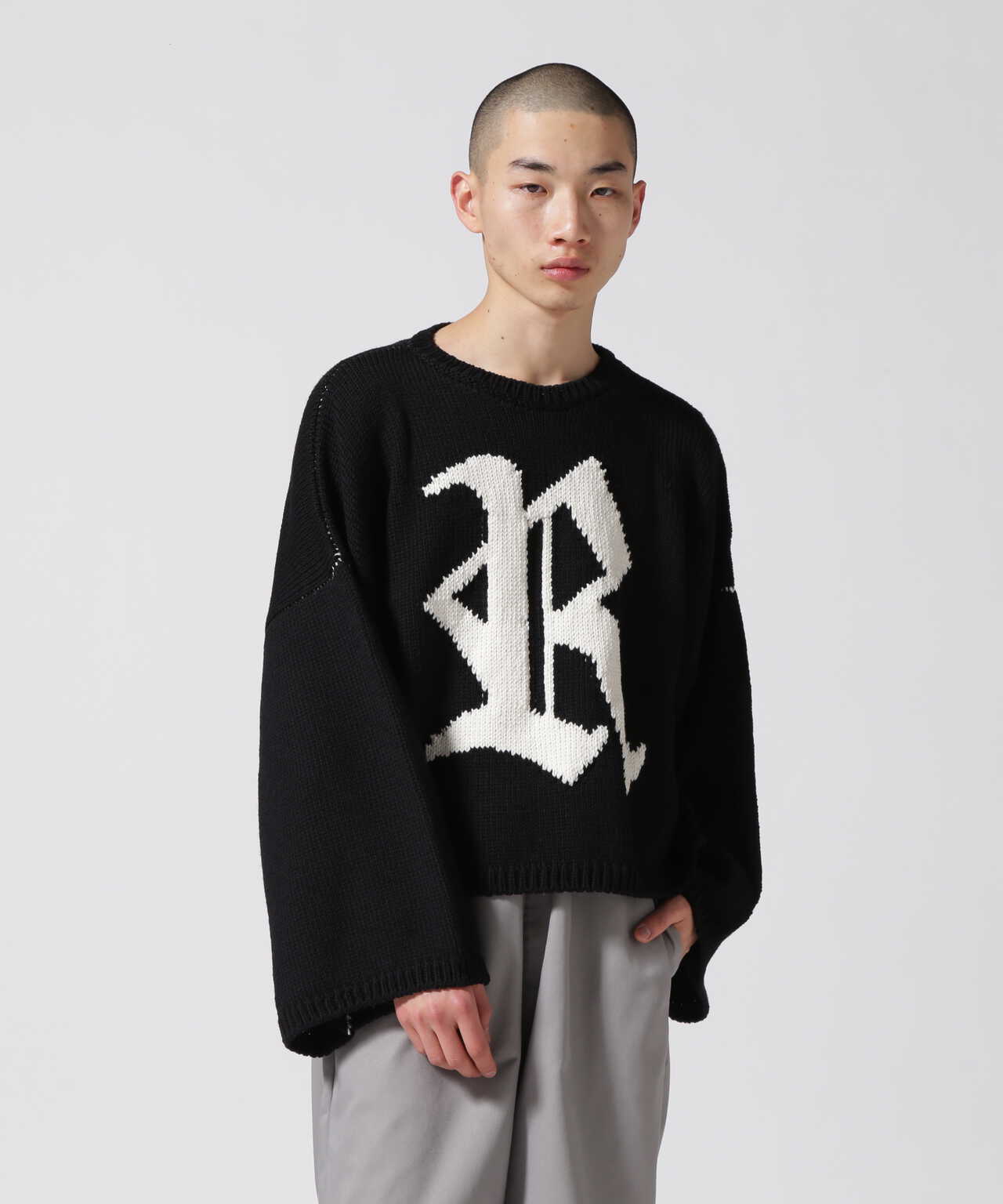 RAFSIMONS/ラフシモンズ/Bulky Knit Sweater with R | LHP 