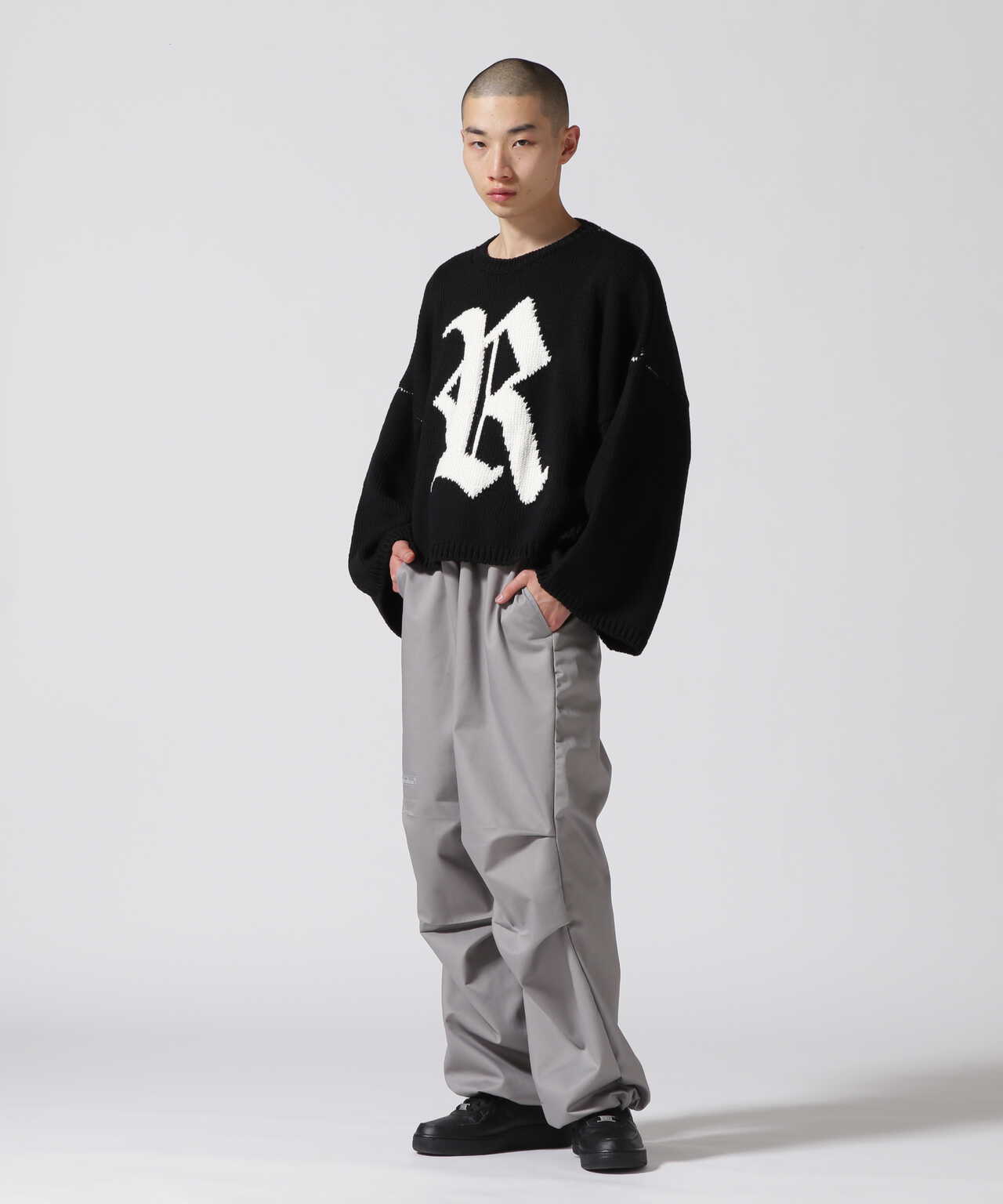 RAFSIMONS/ラフシモンズ/Bulky Knit Sweater with R | LHP 