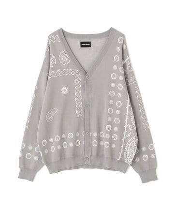 DankeSchon/ダンケシェーン/14GG RNKNIT PASLAY CARDIGAN/14ゲージ ペイズリーニットカーディガン