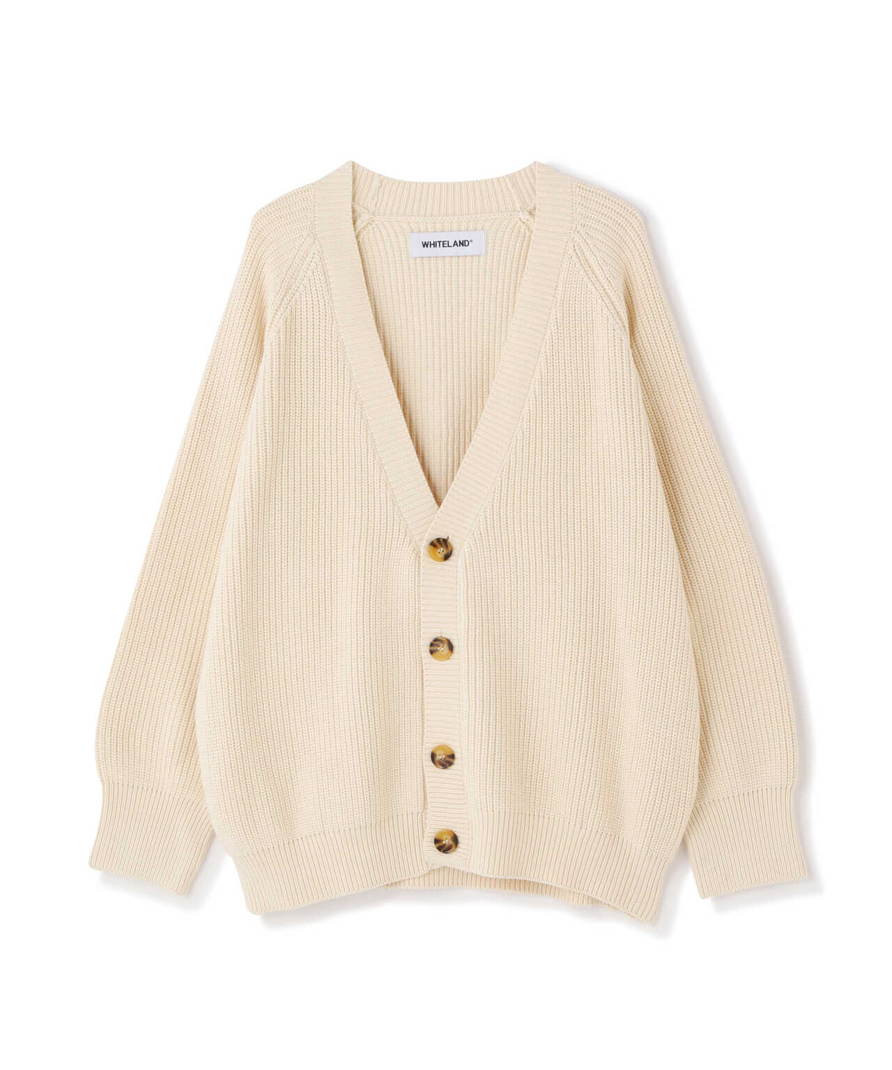 WHITELAND/ホワイトランド/RIB CARDIGAN/リブカーディガン | LHP