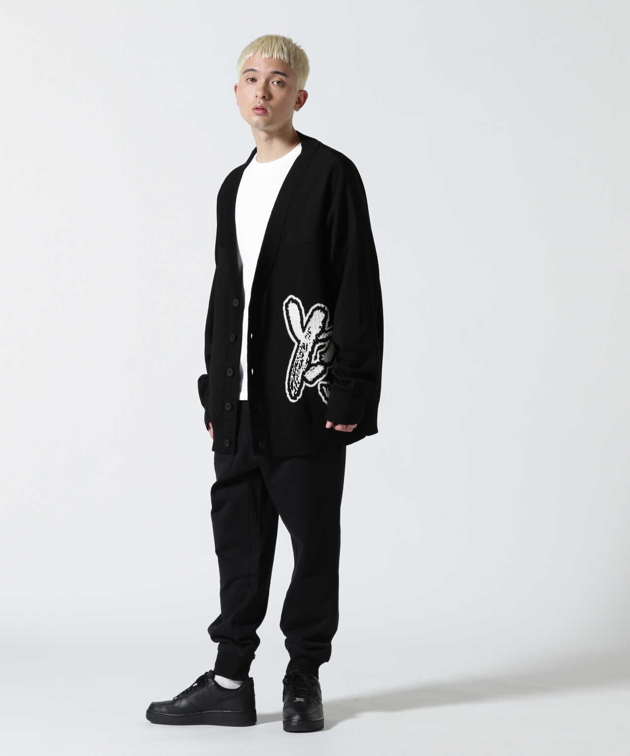 Y-3/ワイスリー/LOGO KNIT CARDIGAN/ロゴニットカーディガン | LHP