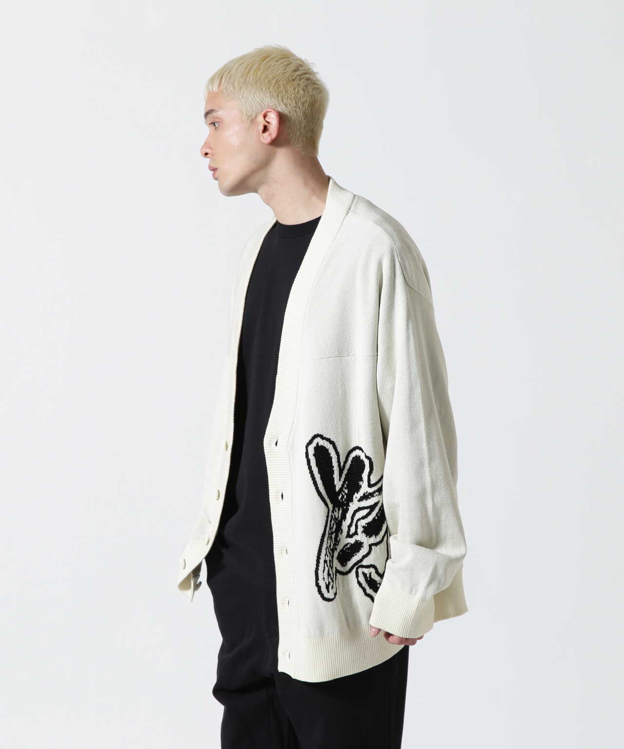 Y-3/ワイスリー/LOGO KNIT CARDIGAN/ロゴニットカーディガン | LHP