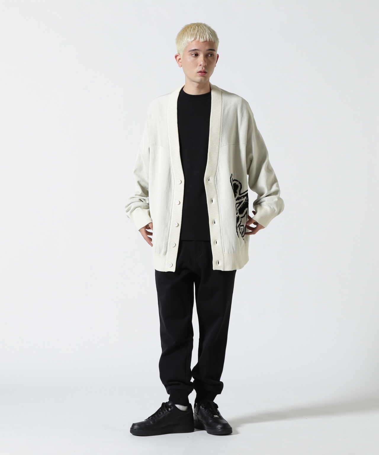 Y-3/ワイスリー/LOGO KNIT CARDIGAN/ロゴニットカーディガン | LHP 