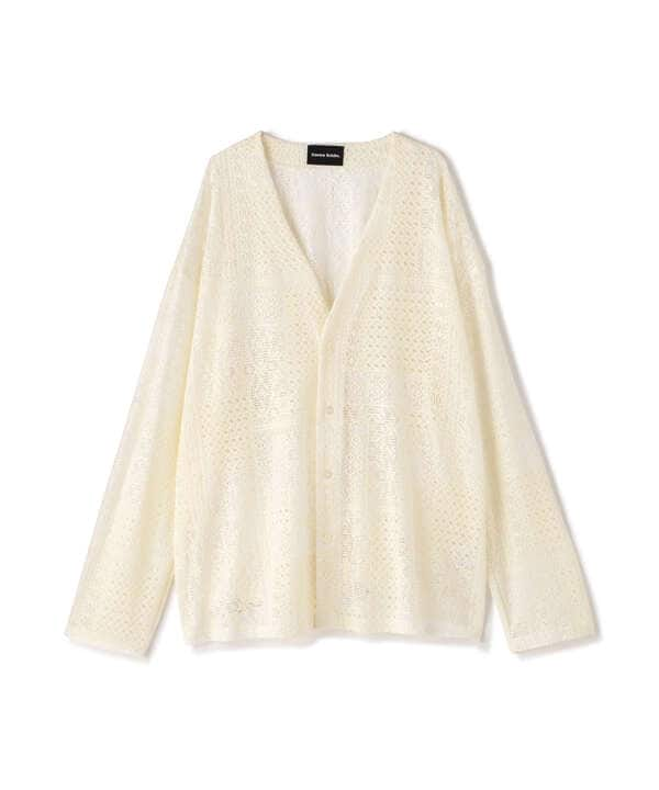 Dankeschon/ダンケシェーン/2TONE LACE CARDIGAN/2トーンレース