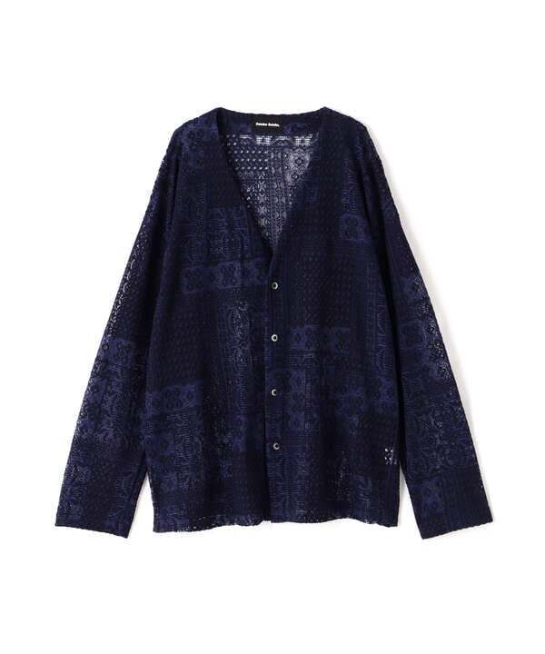 Dankeschon/ダンケシェーン/2TONE LACE CARDIGAN/2トーンレースカーディガン