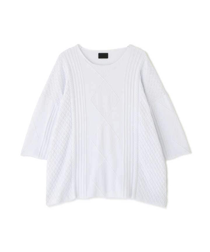 DankeSchon/ダンケシェーン/12GG ARAN KNIT S/S TEE/12ゲージアレンニットＴシャツ