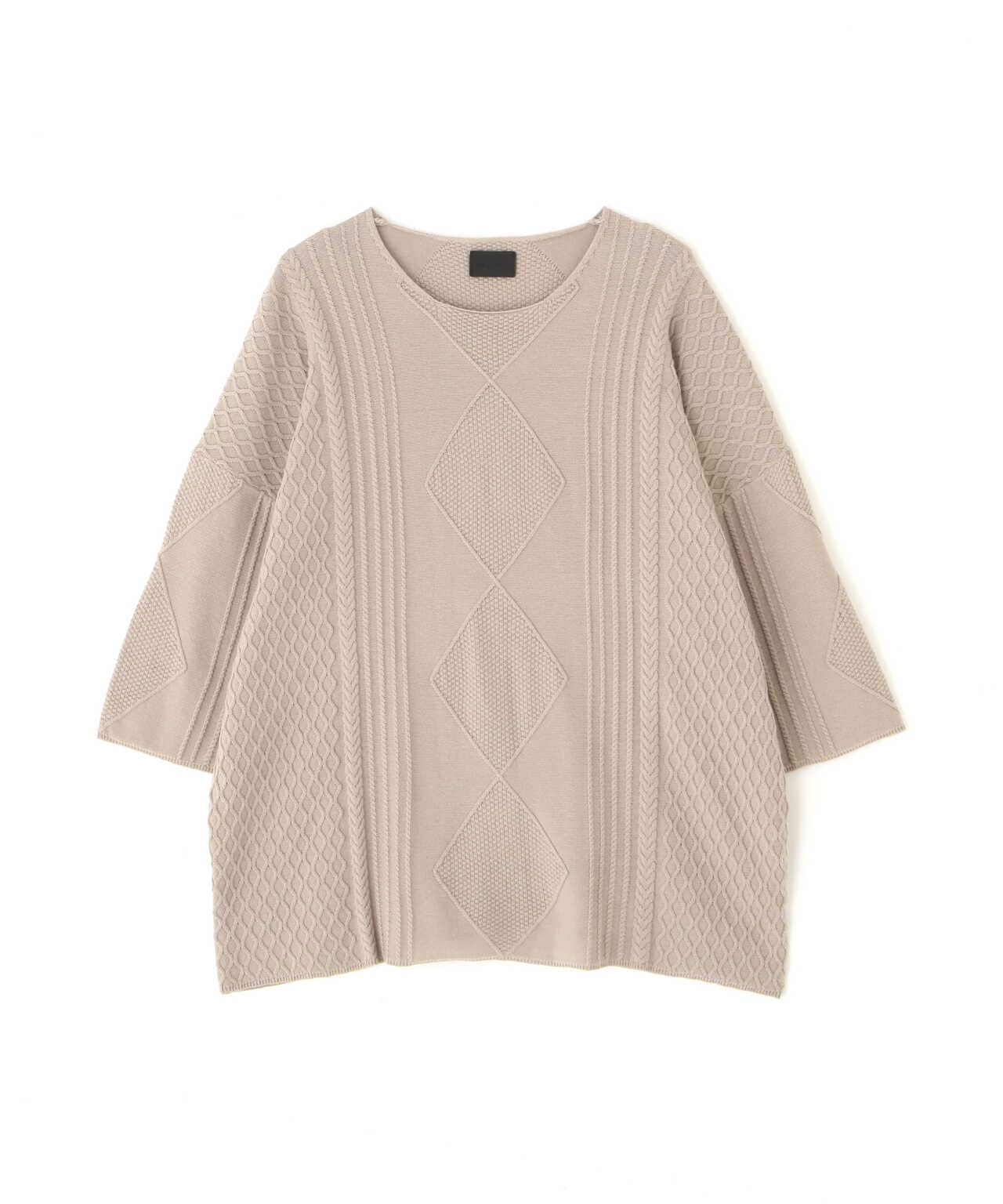 DankeSchon/ダンケシェーン/12GG ARAN KNIT S/S TEE/12ゲージアレン