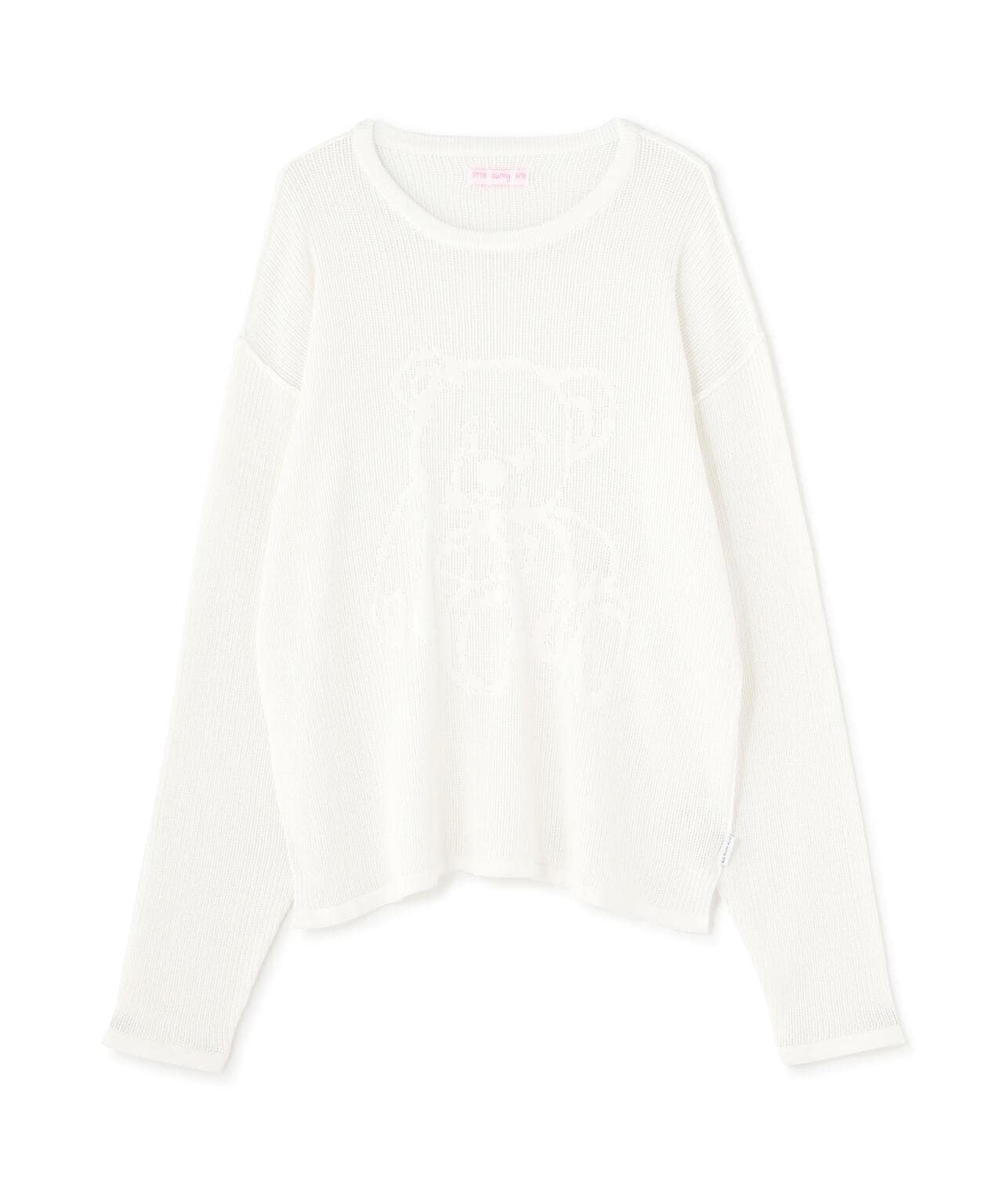 LittleSunnyBite/リトルサニーバイト/Bear knit top/ニットトップス