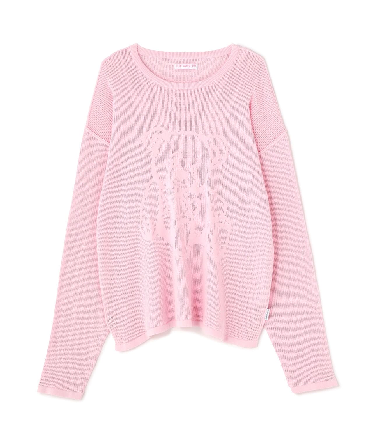 LittleSunnyBite/リトルサニーバイト/Bear knit top/ニットトップス