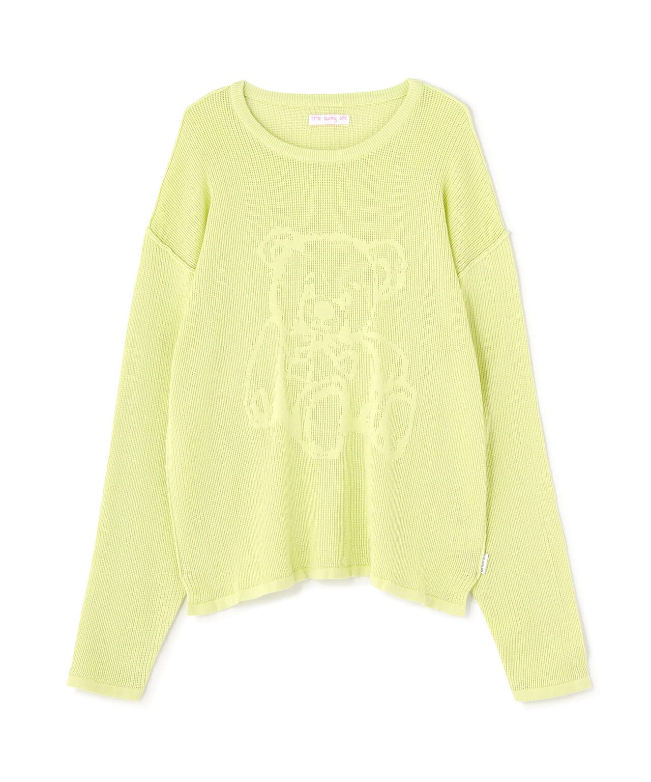 LittleSunnyBite/リトルサニーバイト/Bear knit top/ニットトップス