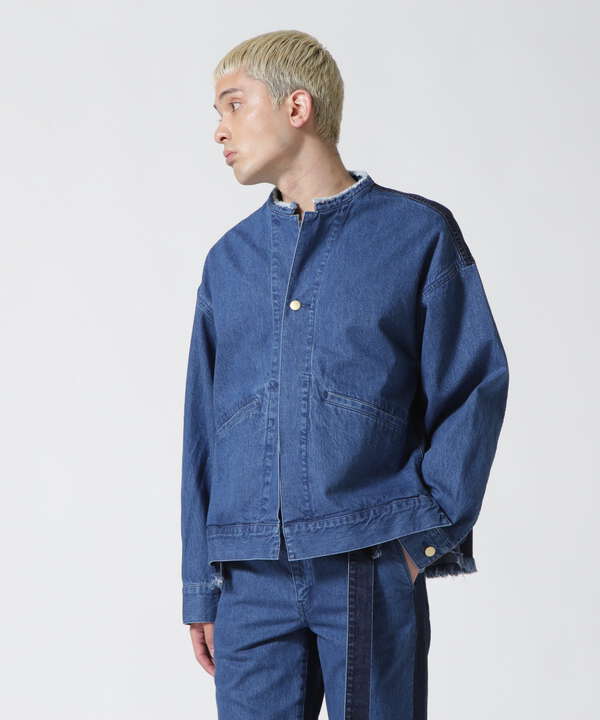 CULLNI/クルニ/Cut - Off Denim Blouson/カットオフデニムブルゾン/23-SS-001