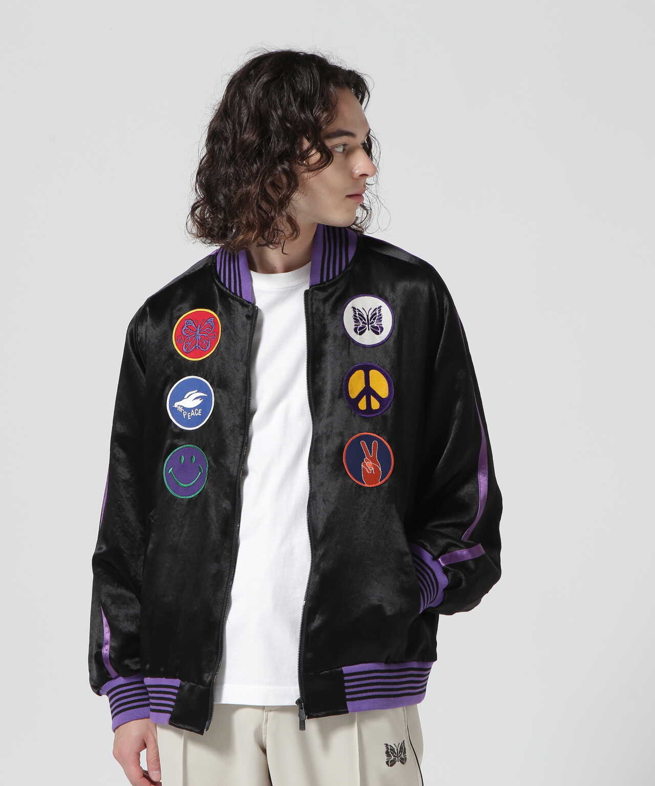 新品】NEEDLES Award Jacket- Acetate Sateen-www.solomonmusyimi.com