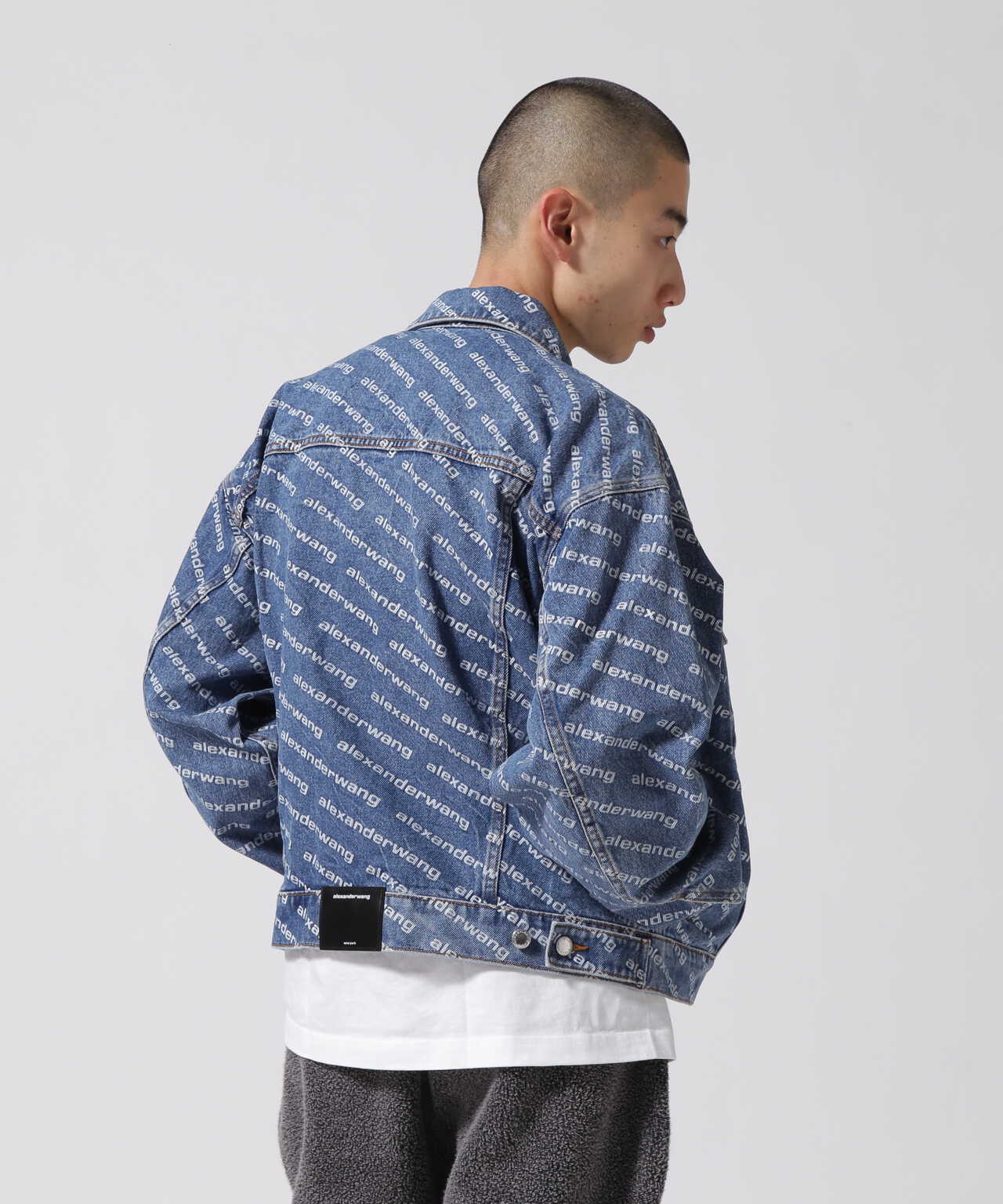 alexanderwang/アレキサンダーワン/GAME-DEEP BLUE W WHITE LOGO DENIM JACKET | LHP (  エルエイチピー ) | US ONLINE STORE（US オンラインストア）