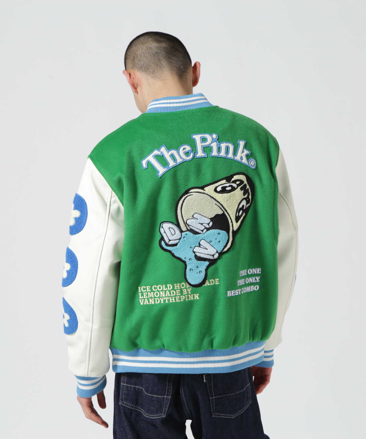 VandyThePink/ヴァンディーザピンク/LEMONADE VARSITY JACKET/バー ...