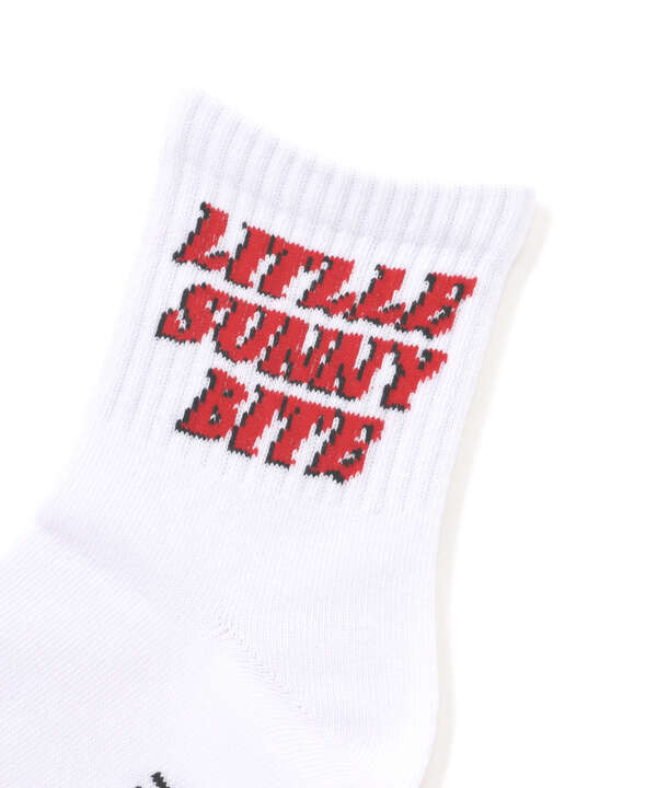 LittleSunnyBite/リトルサニーバイト/Logo socks/ロゴソックス