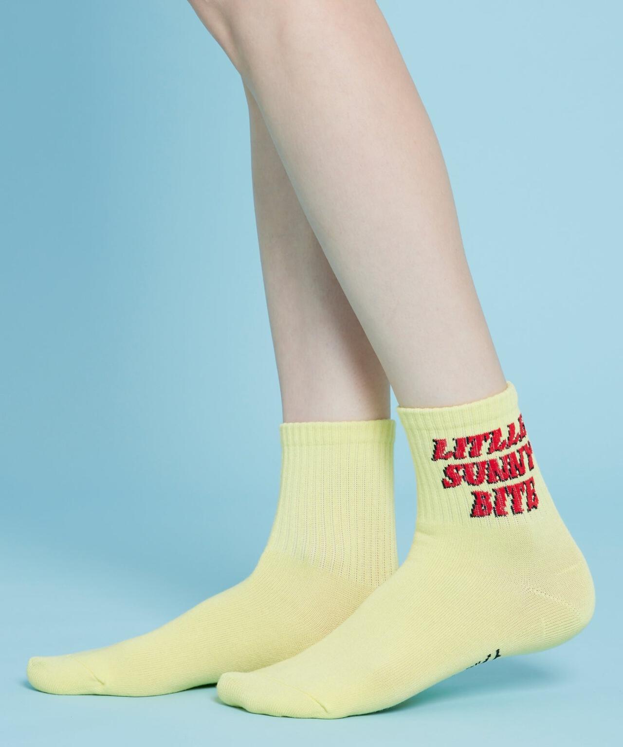 LittleSunnyBite/リトルサニーバイト/Logo socks/ロゴソックス | LHP ...