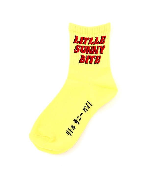 LittleSunnyBite/リトルサニーバイト/Logo socks/ロゴソックス