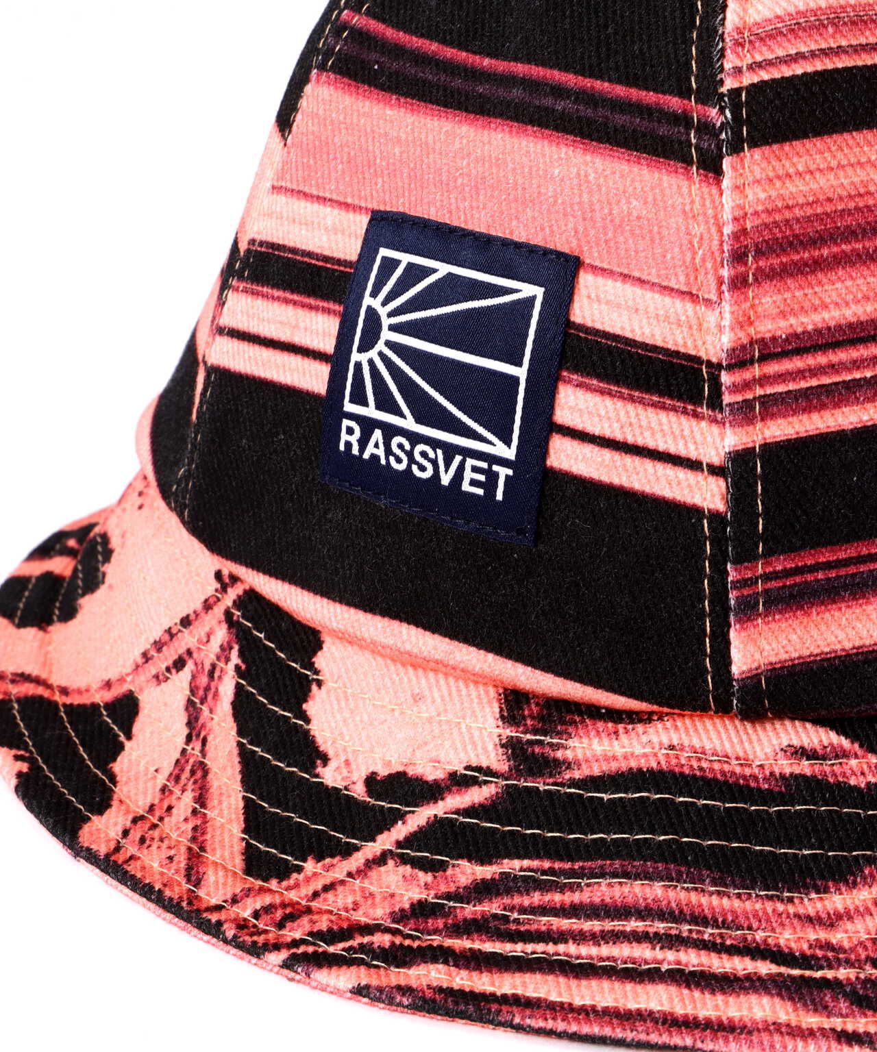 RASSVET（PACCVET）/ラスベート/FLOWER PRINT DENIM HAT/フラワープリントデニムハット