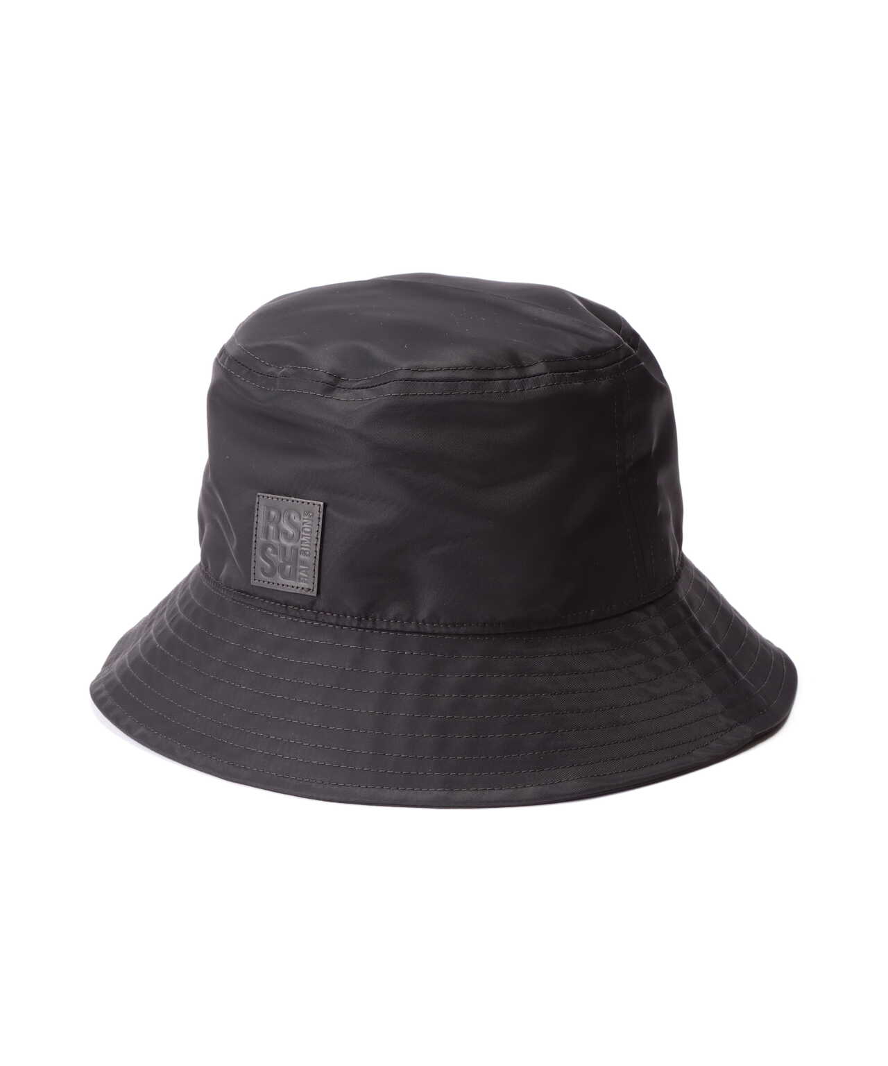 RAFSIMONS/ラフシモンズ/Bucket Hat With Small Leater/バケットハット 