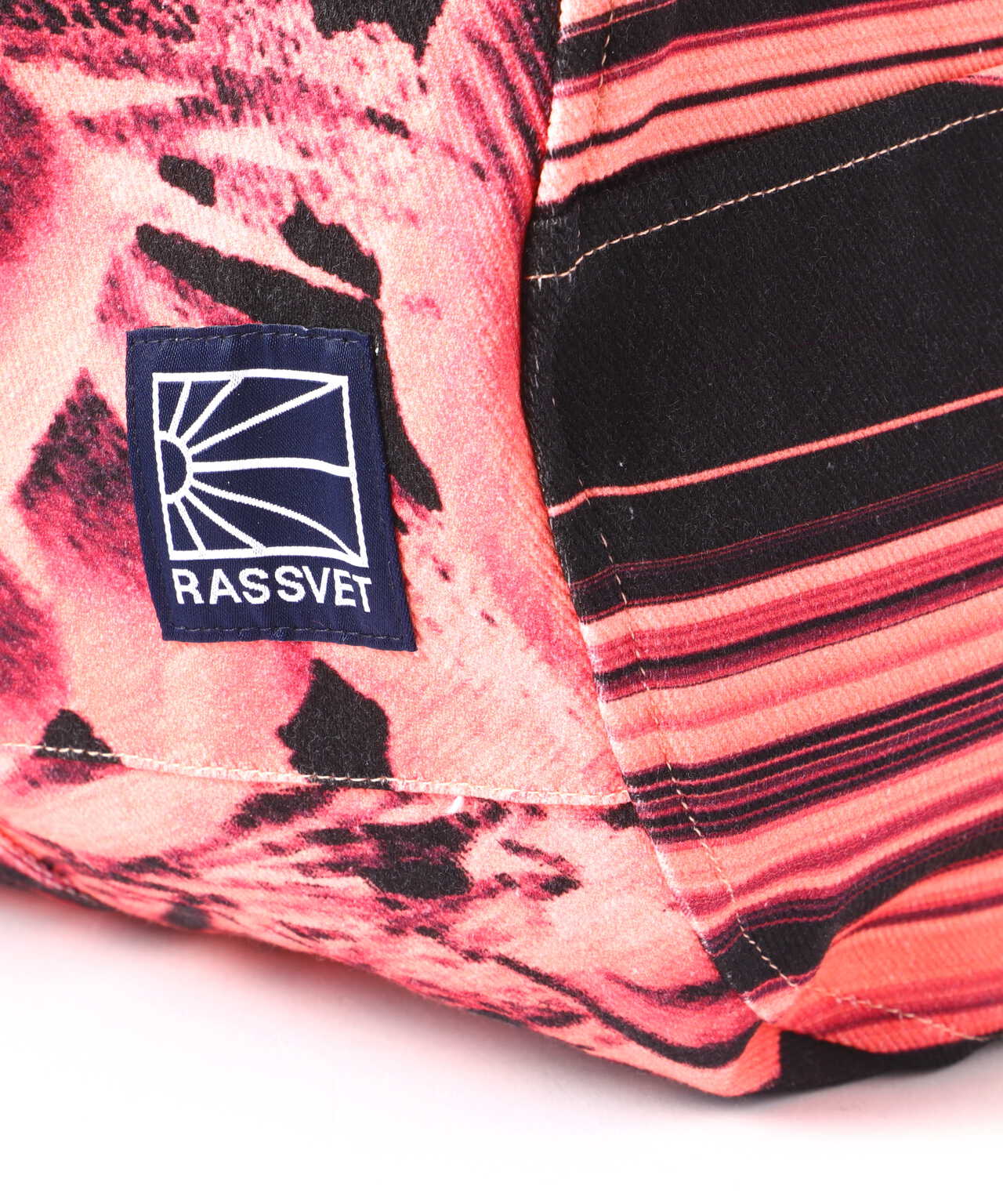 RASSVET（PACCVET）/ラスベート/FLOWER PRINT DENIM BAG/フラワープリントデニムバッグ