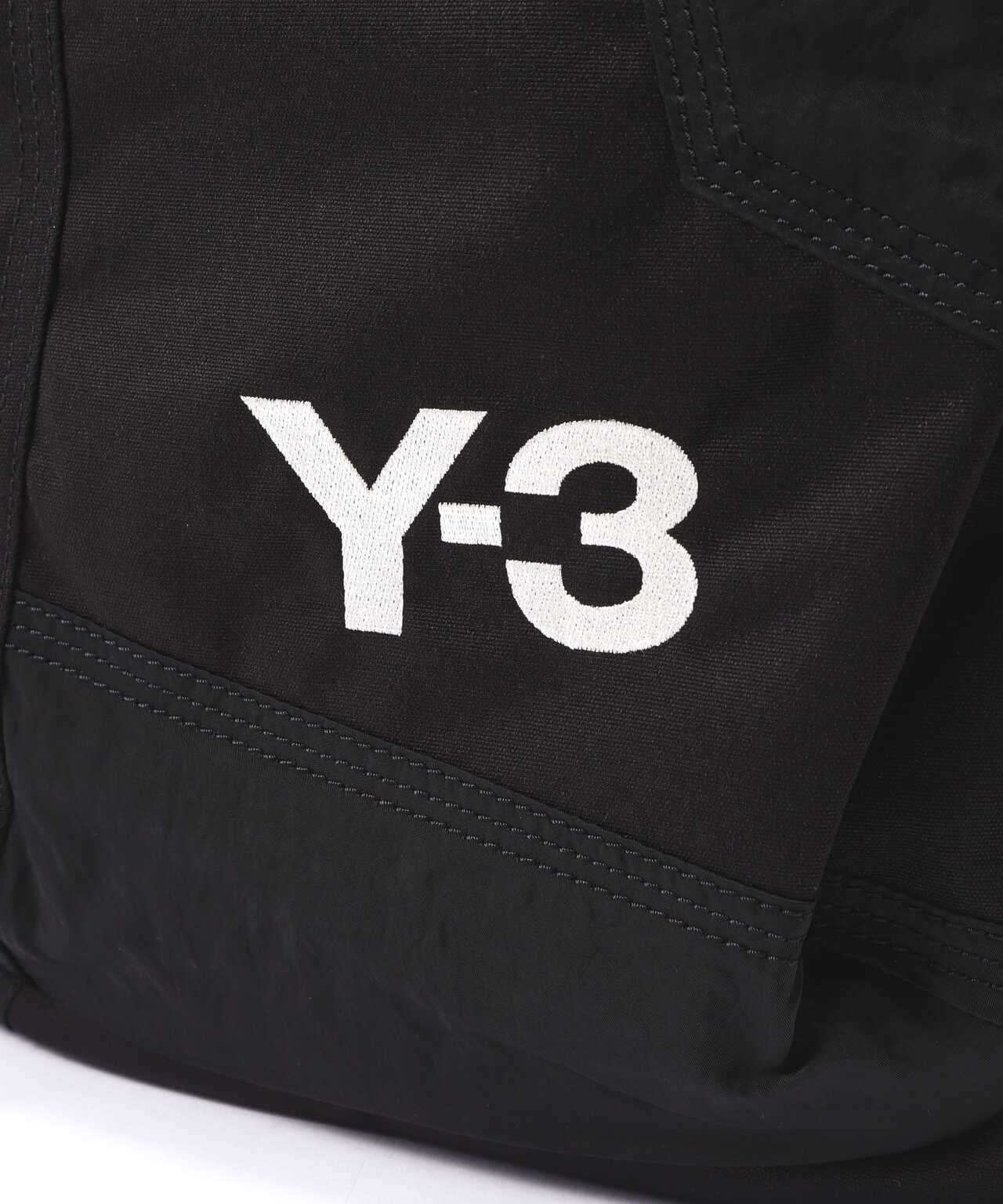 Y-3 ワイスリー ロゴプリント ショルダー バッグ ブラック bag