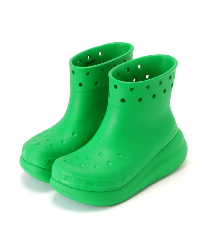 合成樹脂【新品】crocs CRUSH BOOT クラッシュ レインブーツ 長靴 23