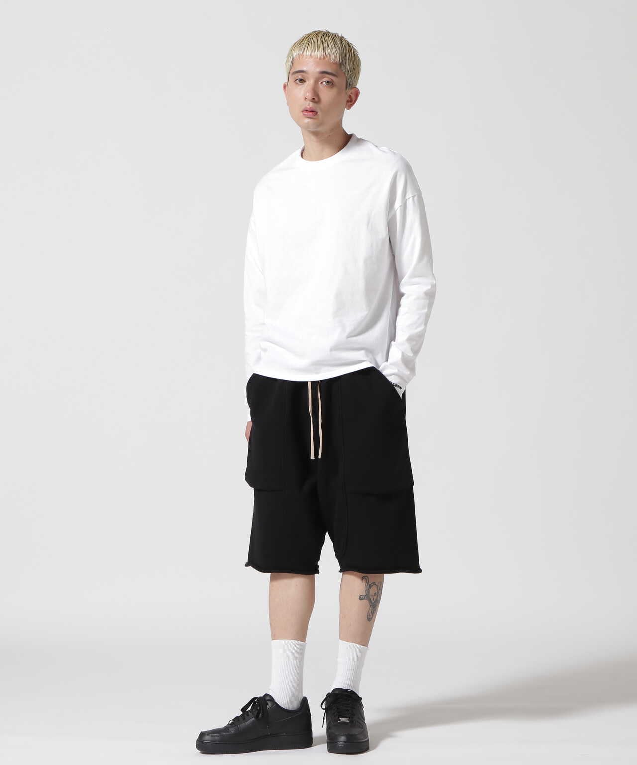 DankeSchon/ダンケシェーン/CUT OFF SWEAT SHORTS/カットオフスウェットショーツ