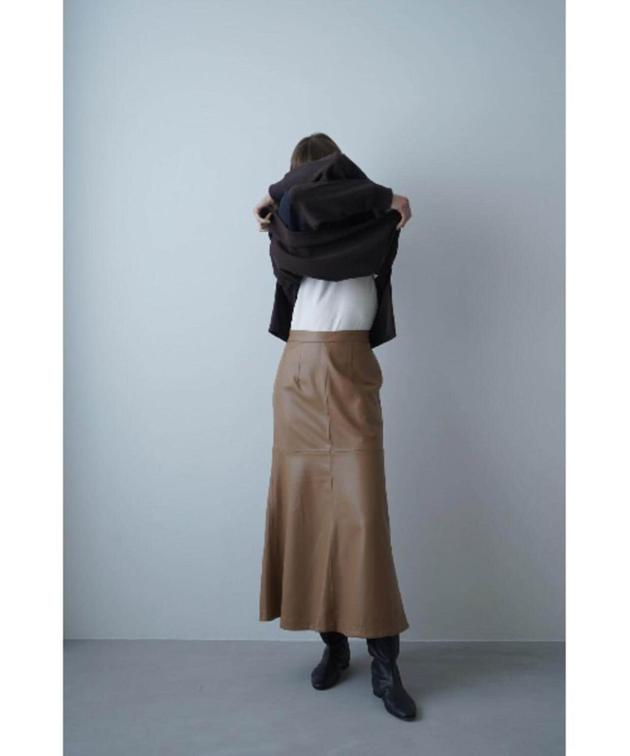 CLANE/クラネ/VEGAN LEATHER LONG SKIRT | LHP ( エルエイチピー