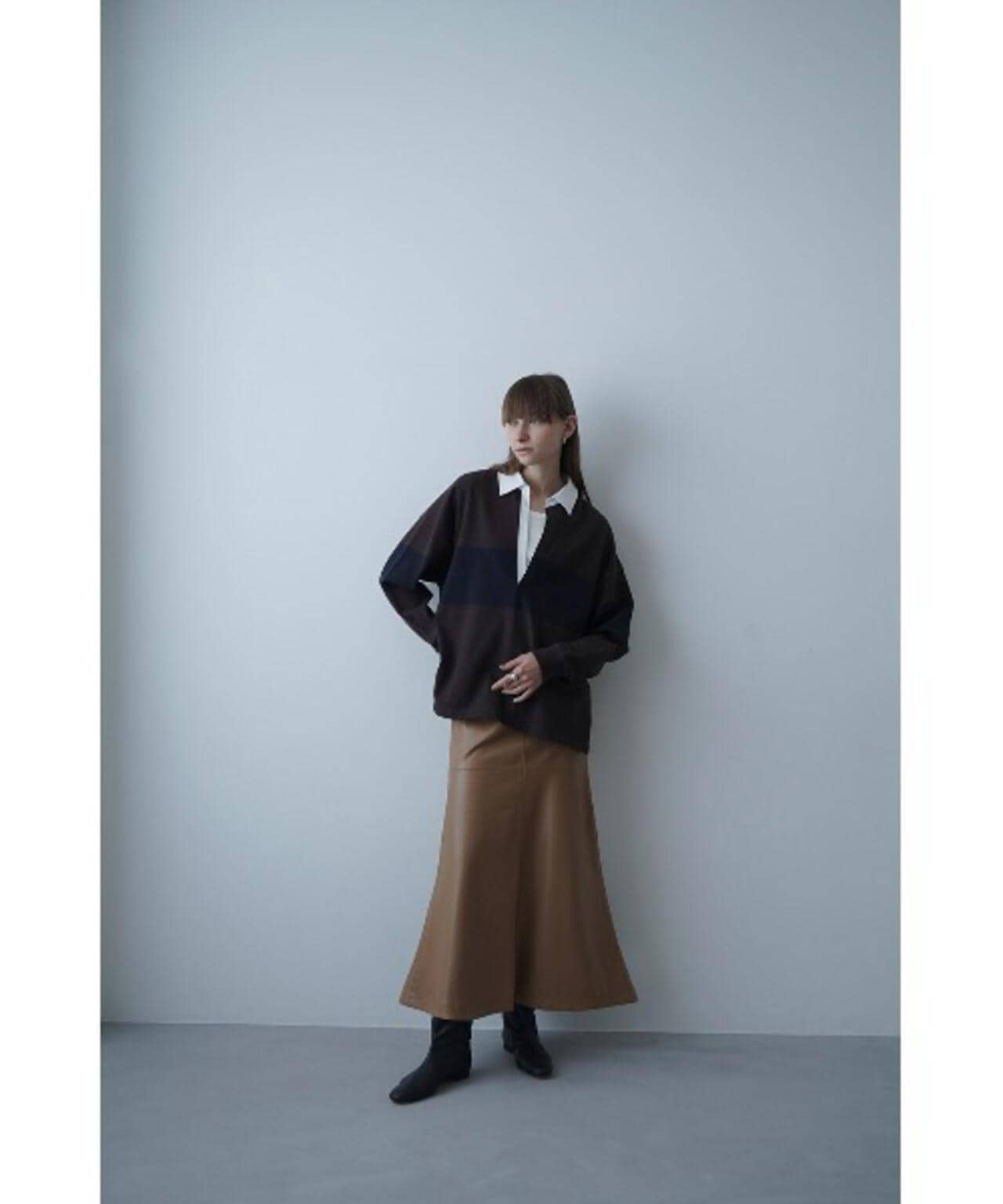 CLANE/クラネ/VEGAN LEATHER LONG SKIRT | LHP ( エルエイチピー