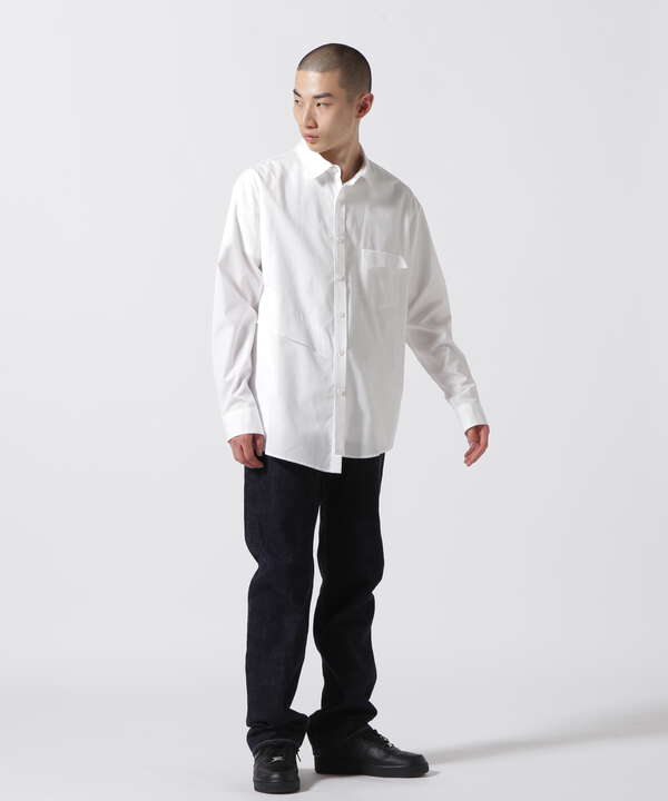 sulvam/サルバム/BODY OVERLAP STAND COLLAR SHIRT（7843220215 ...