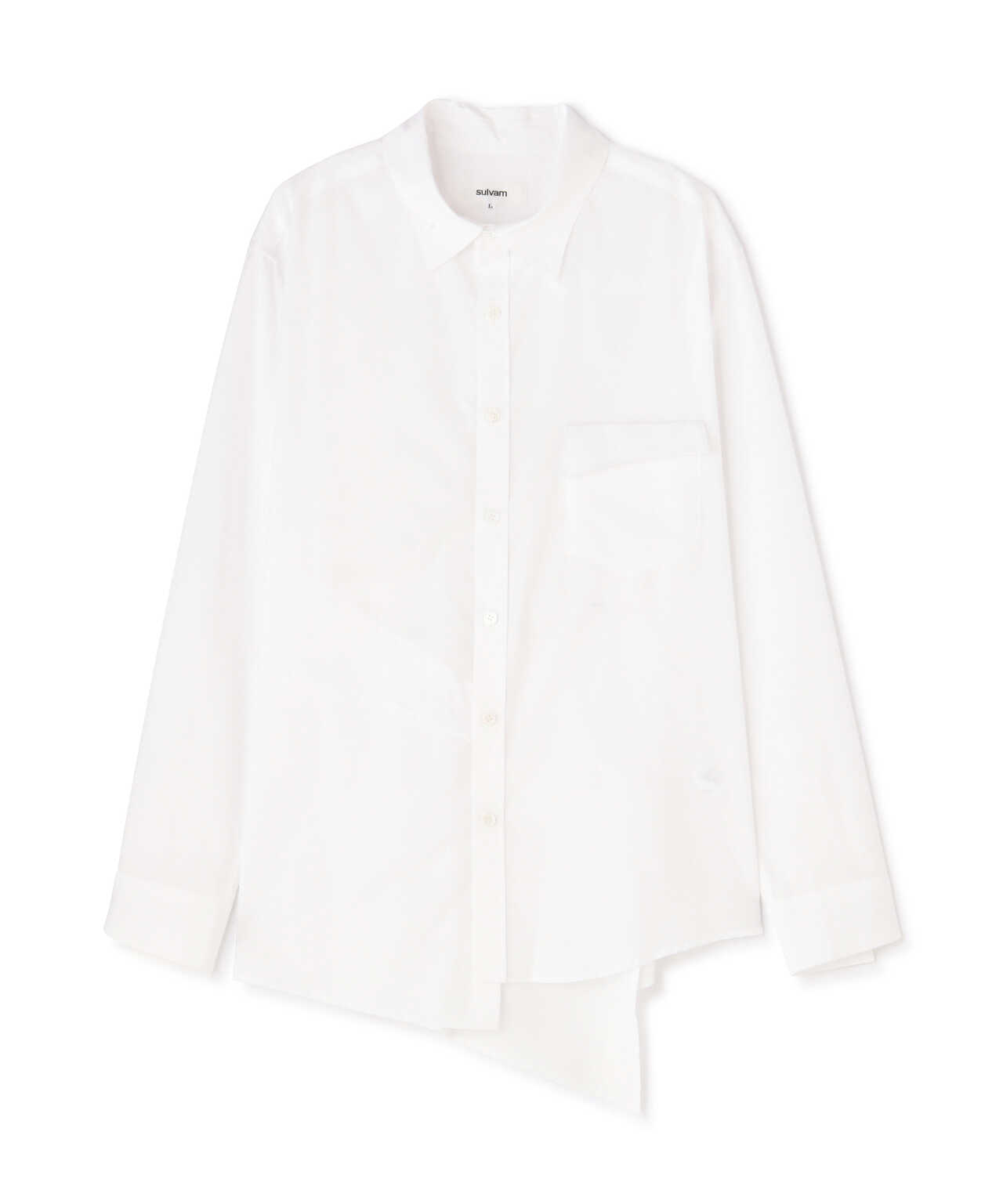 sulvam/サルバム/BODY OVERLAP STAND COLLAR SHIRT | LHP ...