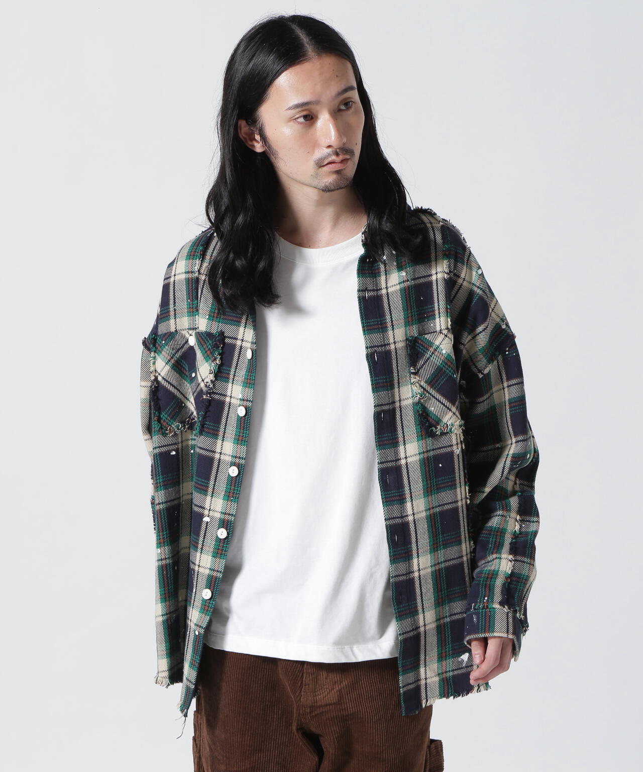 Dankeschon/ダンケシェーン/COTTON VIYELLA CHECK SHIRT/コットン