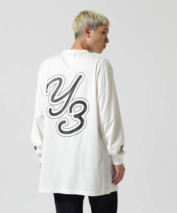 Y-3/ワイスリー/GFX LS TEE/ロゴロングスリーブTシャツ