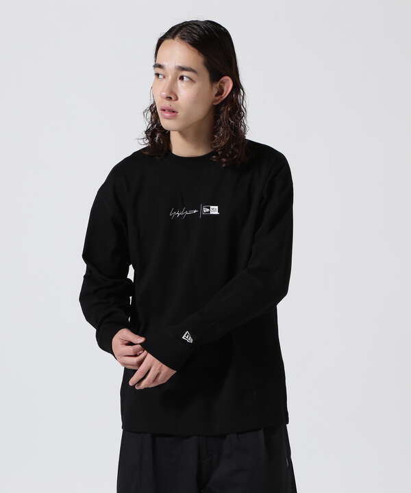 ヨウジヤマモト ニューエラ オレンジロゴ Tシャツ XL 5 ブラック 大きめ表記サイズ色
