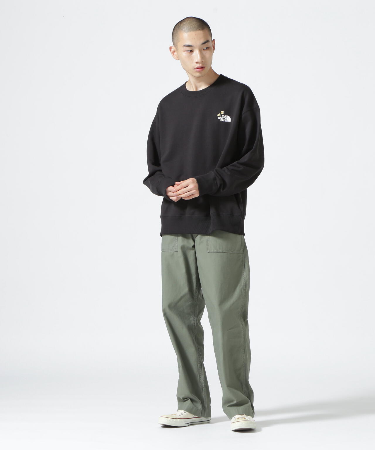 THE NORTH FACE/ザ・ノースフェイス/Flower Logo Crew/フラワーロゴ 