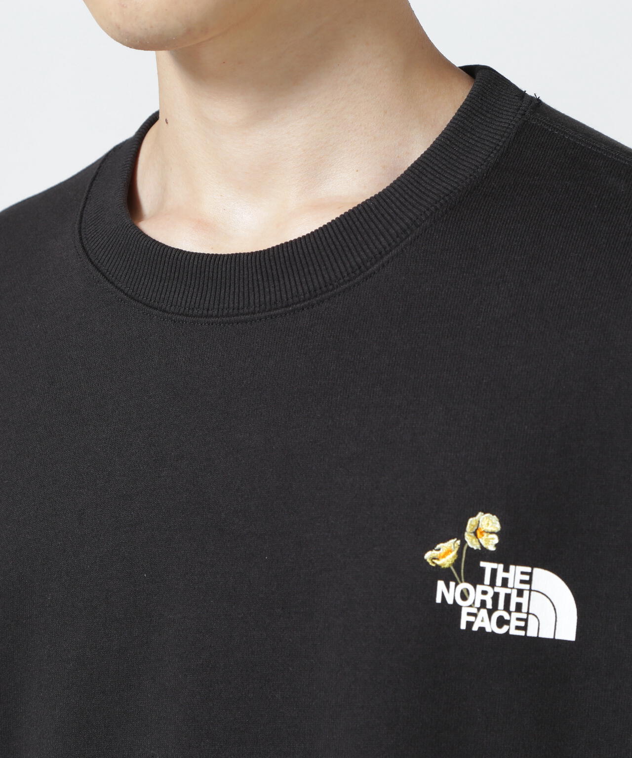 THE NORTH FACE/ザ・ノースフェイス/Flower Logo Crew/フラワー