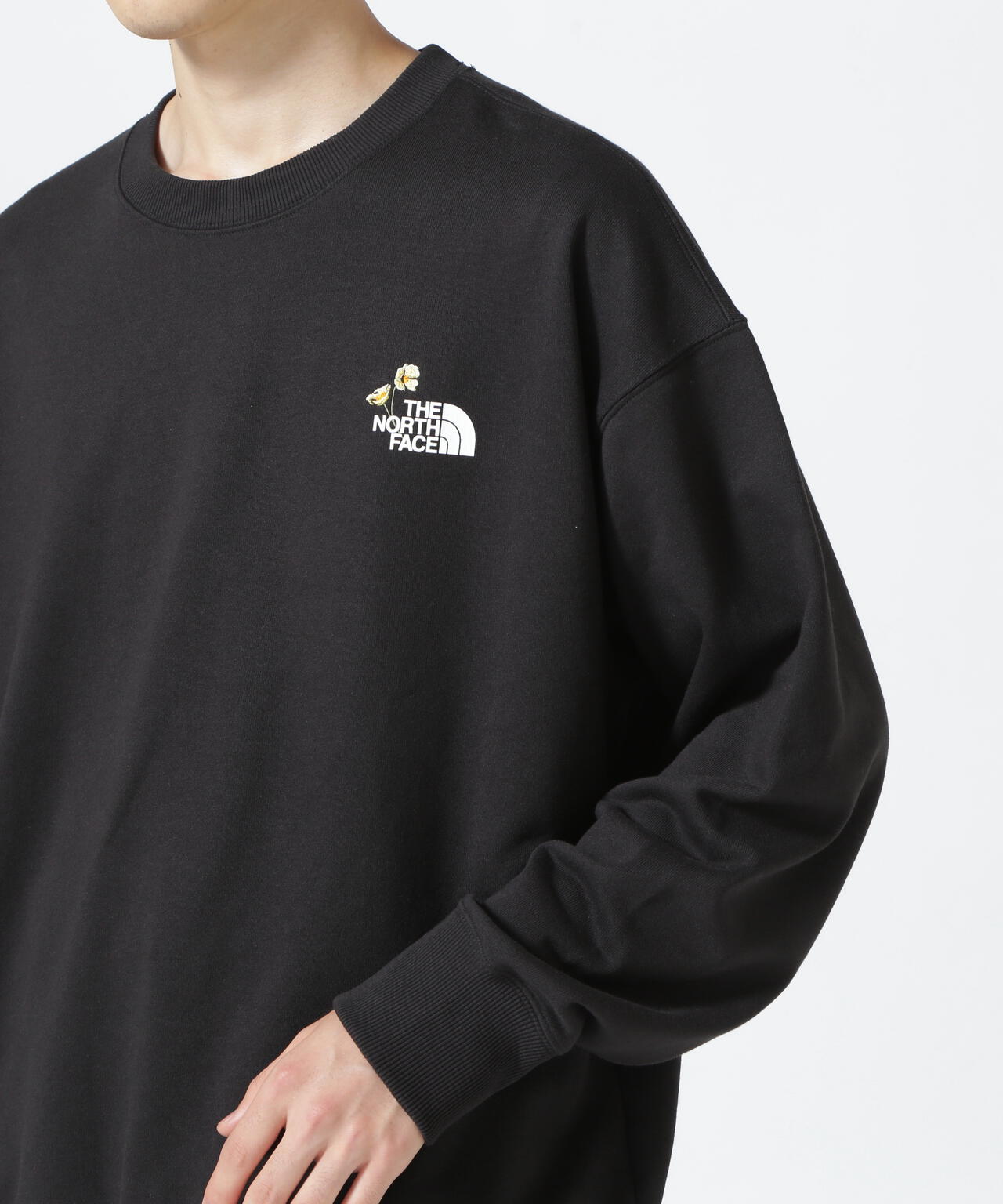 THE NORTH FACE/ザ・ノースフェイス/Flower Logo Crew/フラワー