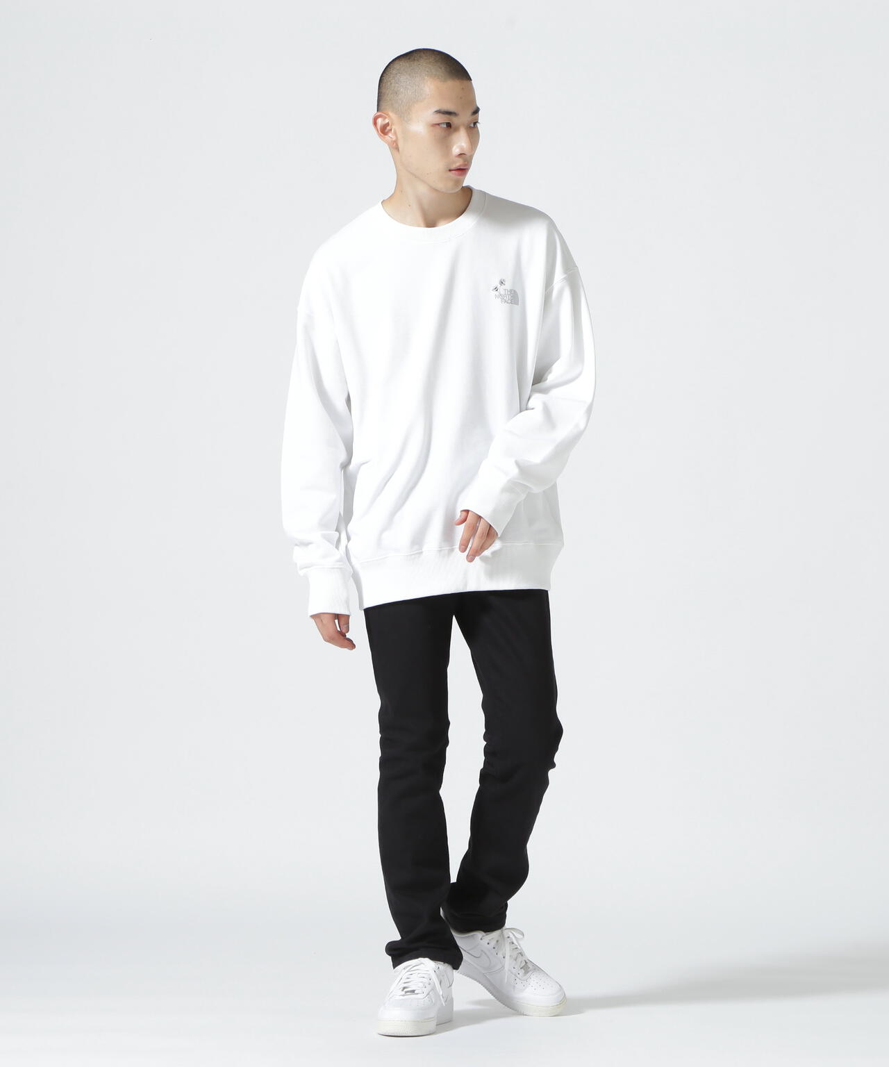 THE NORTH FACE/ザ・ノースフェイス/Flower Logo Crew/フラワー