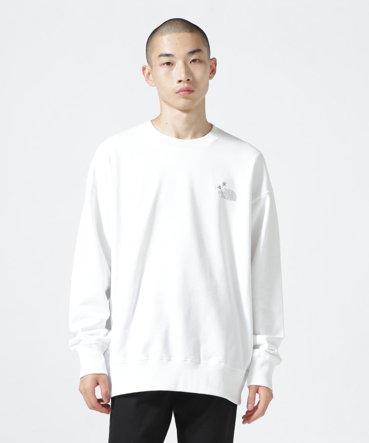 THENORTHFACE/ザ・ノースフェイス/Flower Logo Crew-