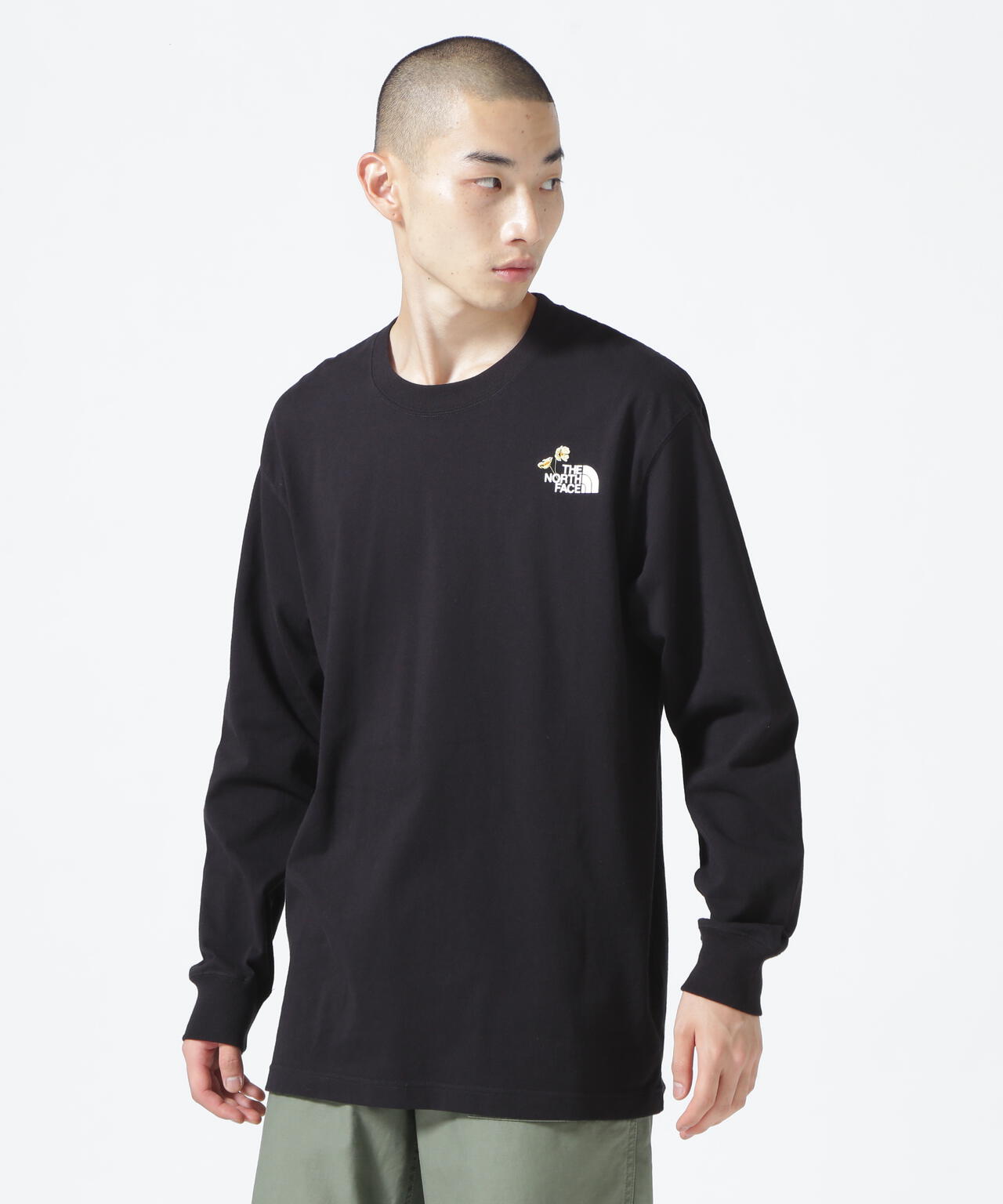 THE NORTH FACE/ザ・ノースフェイス/LS Flower Logo Tee/ロング