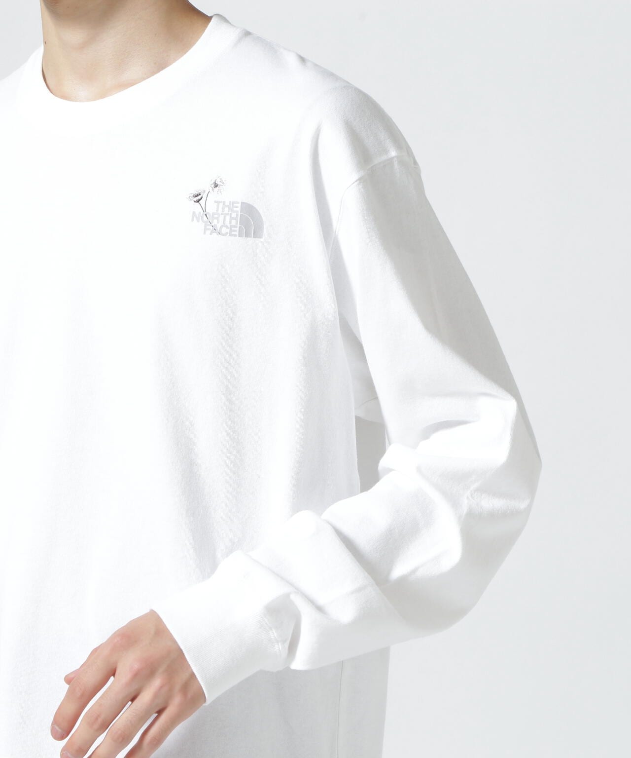 THE NORTH FACE/ザ・ノースフェイス/LS Flower Logo Tee/ロング