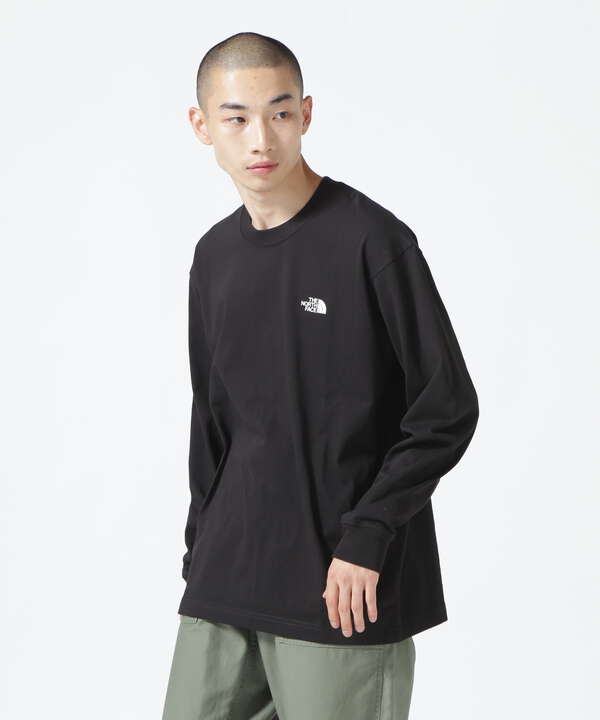 THE NORTH FACE/L/S Back Square Logo Tee/バックスクエアロゴロングスリーブTシャツ