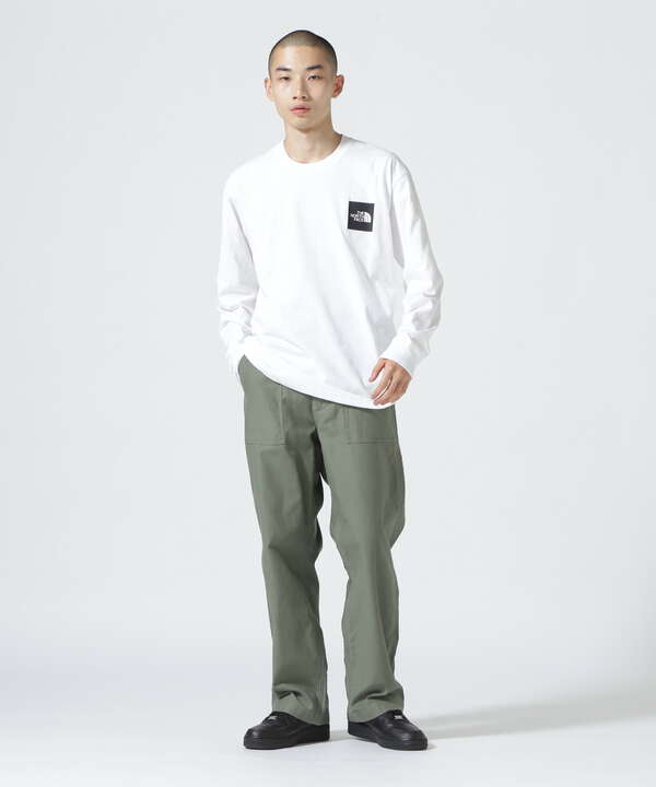 THE NORTH FACE/ザ・ノースフェイス/L/S Square Logo Tee/スクエアロングスリーブTシャツ