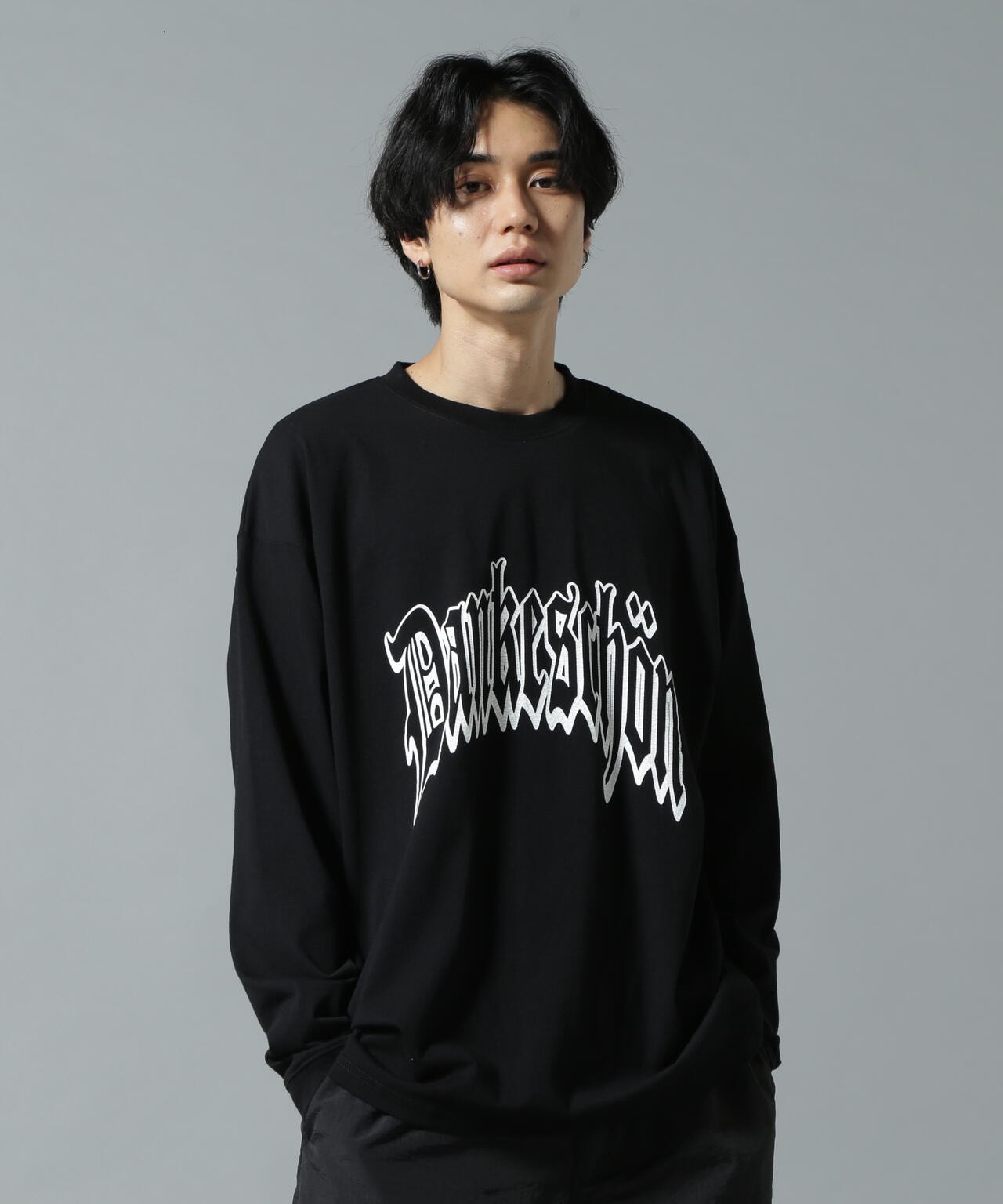 WEB&DEPOT限定】DankeSchon/ダンケシェーン/DS LST/ロゴロングスリーブ