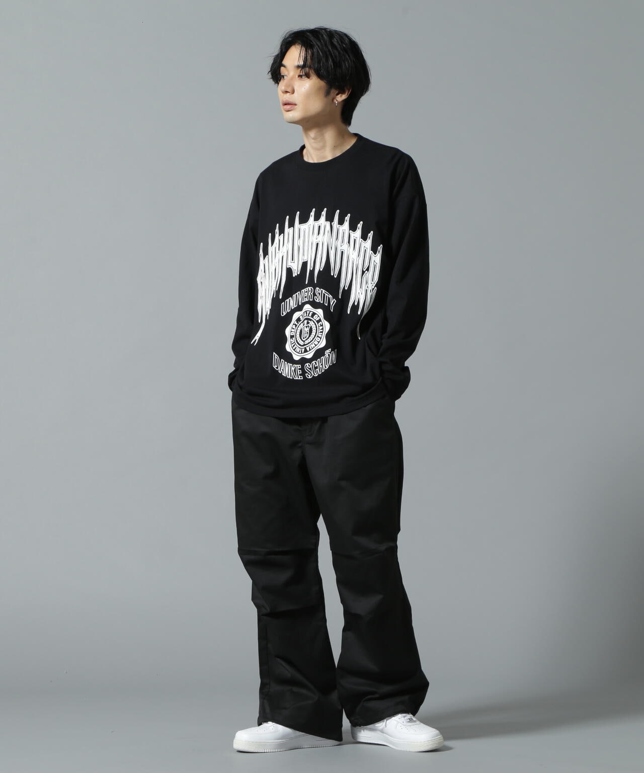 WEB&DEPOT限定】DankeSchon/SUBHUMAN LST/ロゴロングスリーブTシャツ