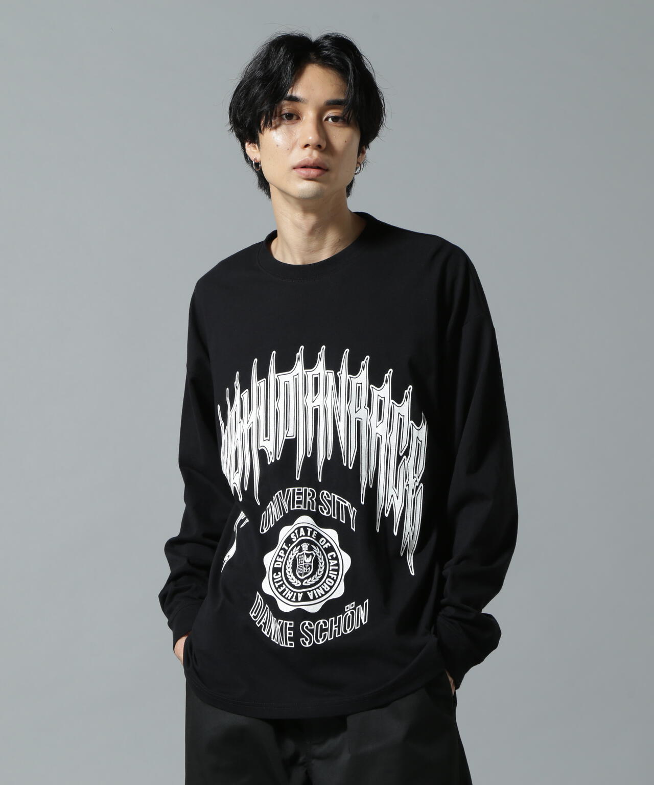 WEB&DEPOT限定】DankeSchon/SUBHUMAN LST/ロゴロングスリーブTシャツ