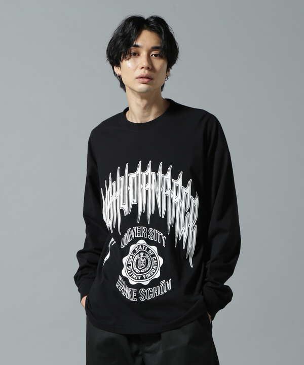 【WEB&DEPOT限定】DankeSchon/SUBHUMAN LST/ロゴロングスリーブTシャツ