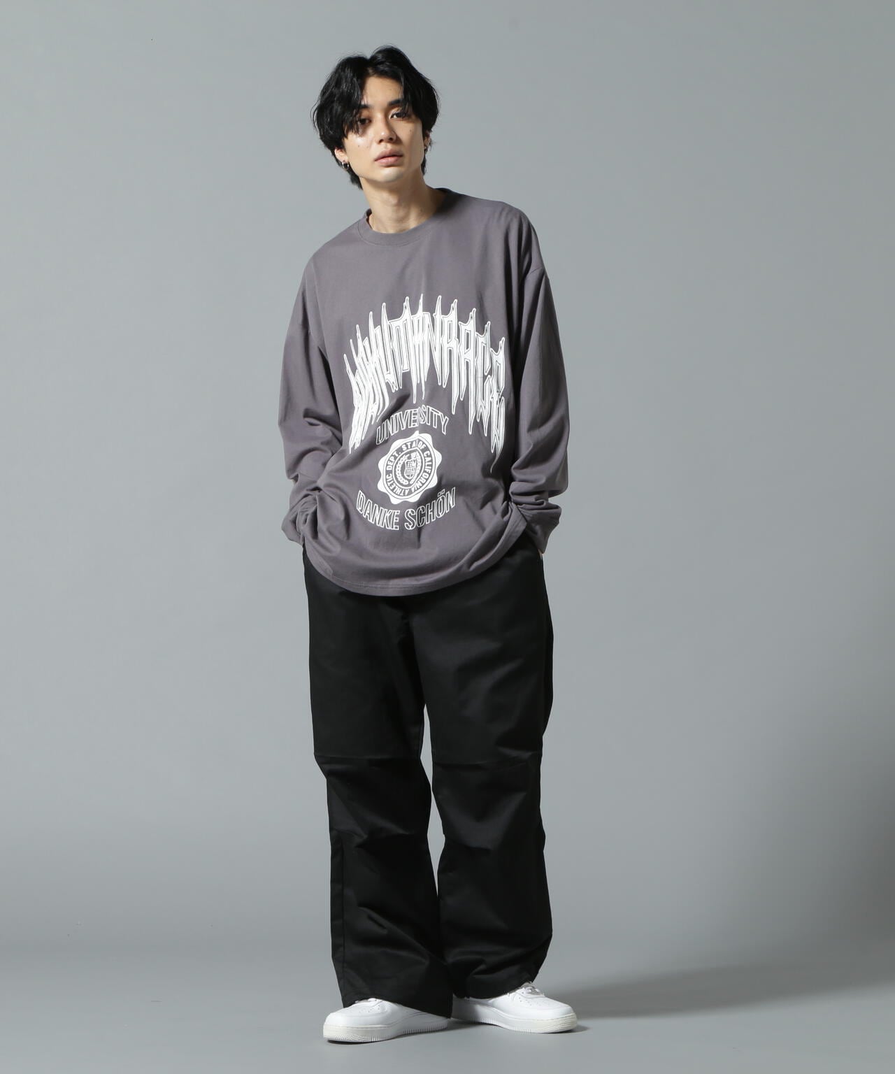 WEB&DEPOT限定】DankeSchon/SUBHUMAN LST/ロゴロングスリーブTシャツ